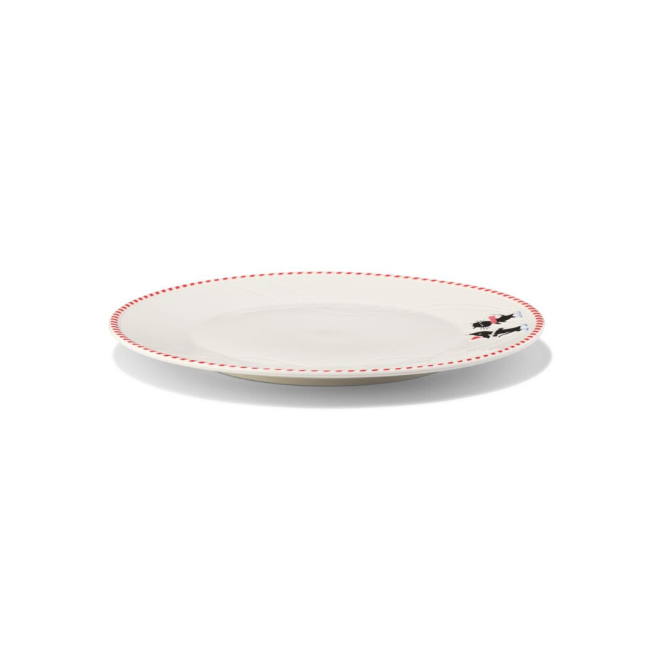 HEMA HEMA Takkie En Siepie Bord ⌀26cm Keramiek (wit) afbeelding 1