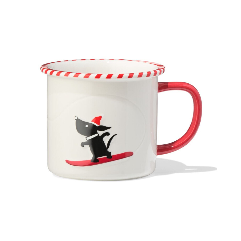 HEMA HEMA Takkie Mok 400ml Keramiek (rood) afbeelding 1