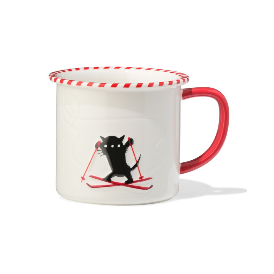 HEMA HEMA Siepie Mok 400ml Keramiek (rood) afbeelding 1
