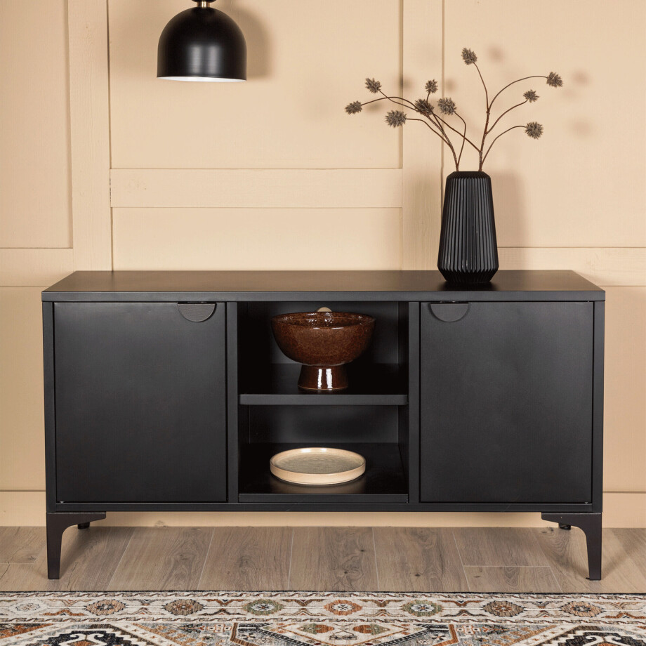 Nohr TV-meubel 'Danyella' 120cm, kleur Zwart afbeelding 1