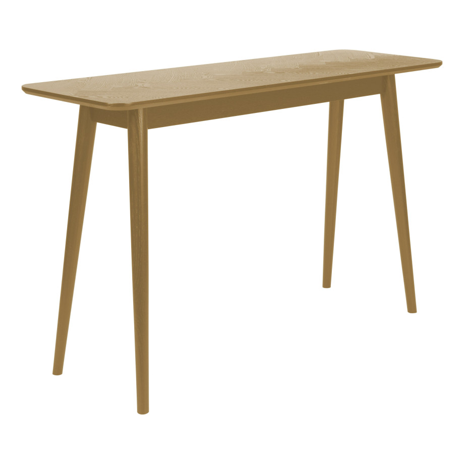 ZILT Sidetable 'Hany' Eikenhout Visgraat, 120cm, kleur Naturel afbeelding 1