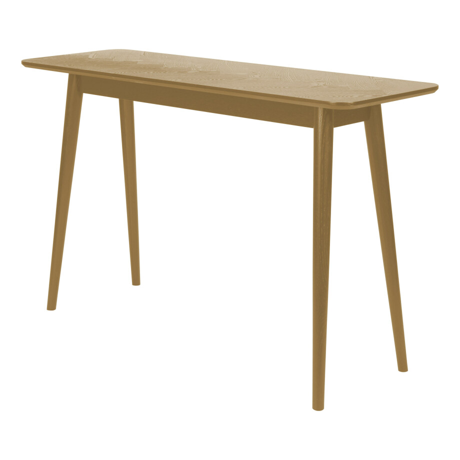 ZILT Sidetable 'Hany' Eikenhout Visgraat, 120cm, kleur Naturel afbeelding 1