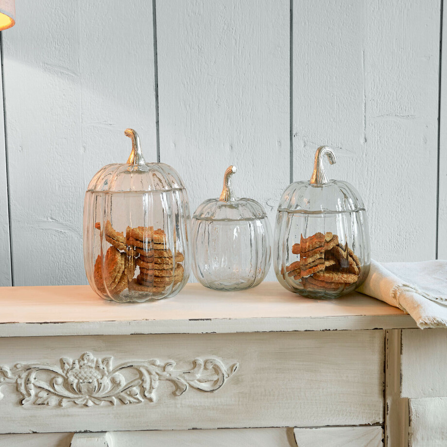 Glazen pot set van 3 Alérisse Glazen pot set van 3 Alérisse afbeelding