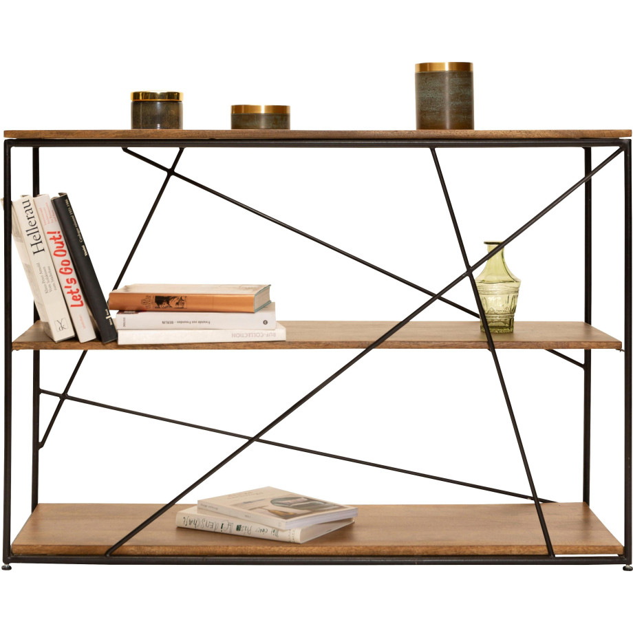 TOM TAILOR HOME Rek T-NEST SHELF SMALL gemaakt van mangohout, breedte 120 cm afbeelding 1