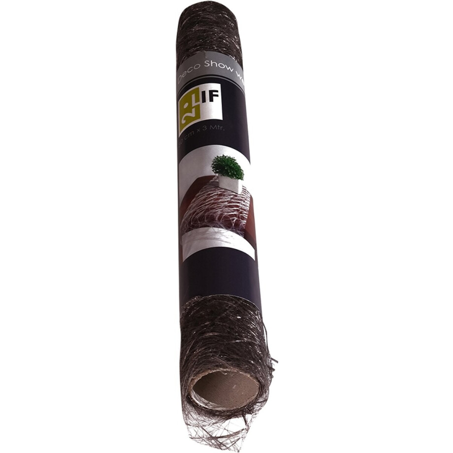 Web Tafelband taupe 30cmx3m (rolled) Web Tafelband taupe 30cmx3m (rolled) afbeelding 1