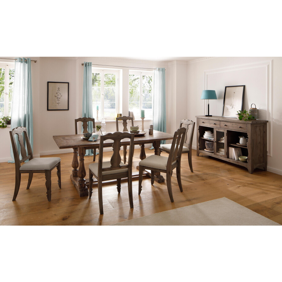 Home affaire Dressoir Magnolia Commode in rustieke flair, van massief acaciahout afbeelding 1
