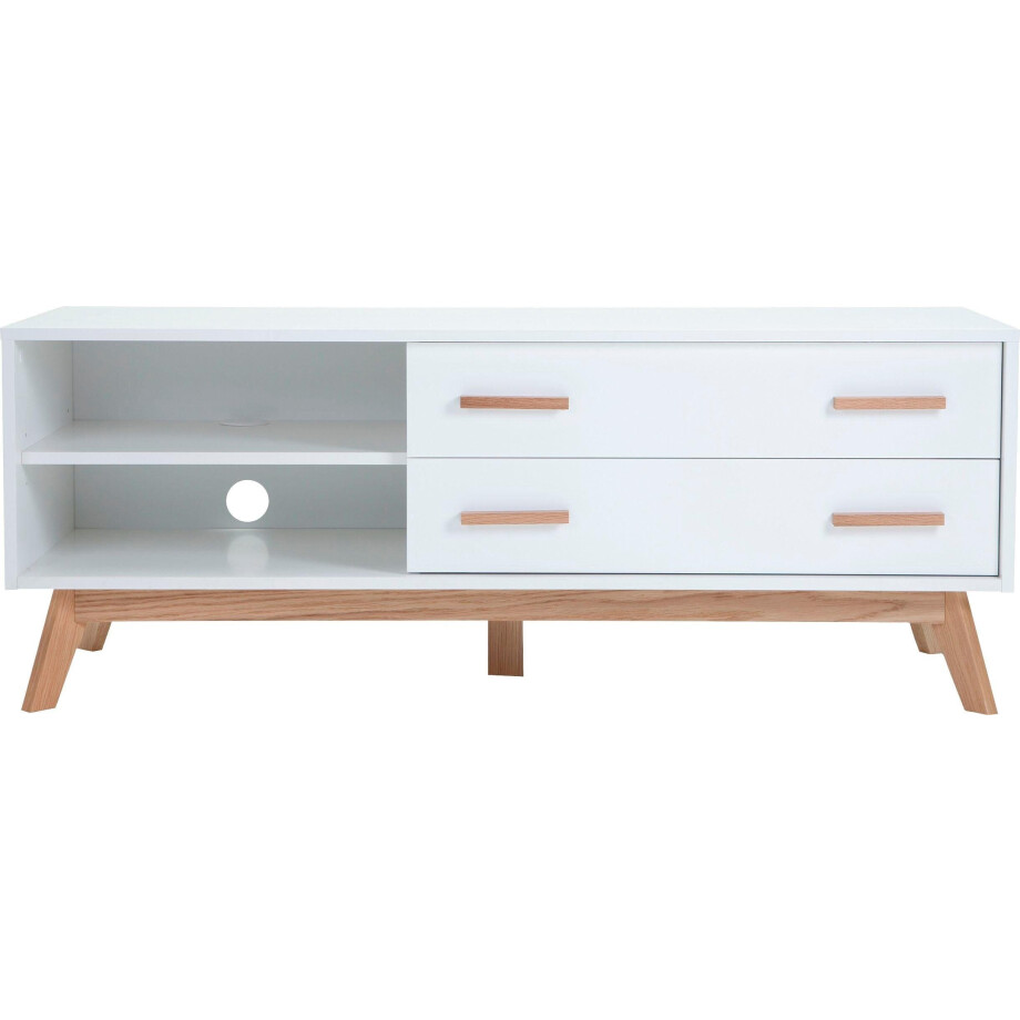 Woodman Tv-meubel Tariko Commode. Breedte 130 cm, in trendy Scandinavische look afbeelding 1