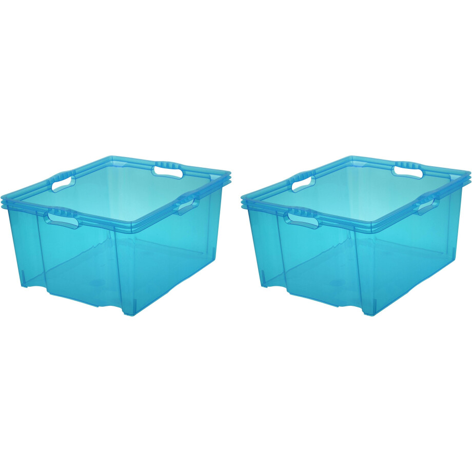 keeeper Organizer Franz Opbergboxen xxl, hoogwaardige kunststof, 44 L (set, 2-delig) afbeelding 1