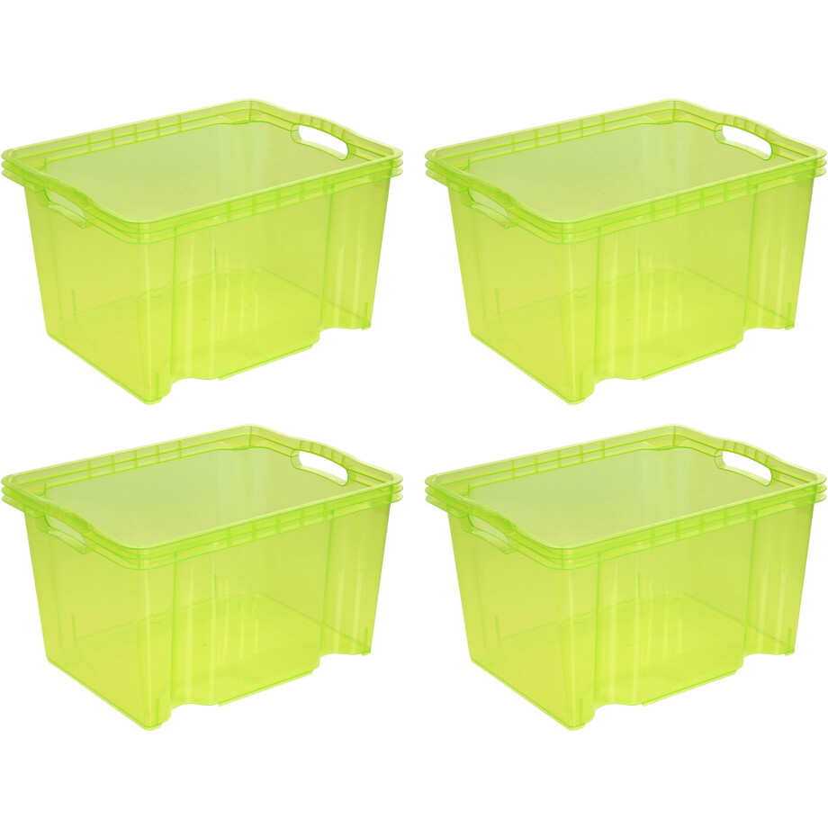 keeeper Organizer Franz Opbergbox, 13,5 L, hoogwaardige kunststof (set, 4-delig) afbeelding 1