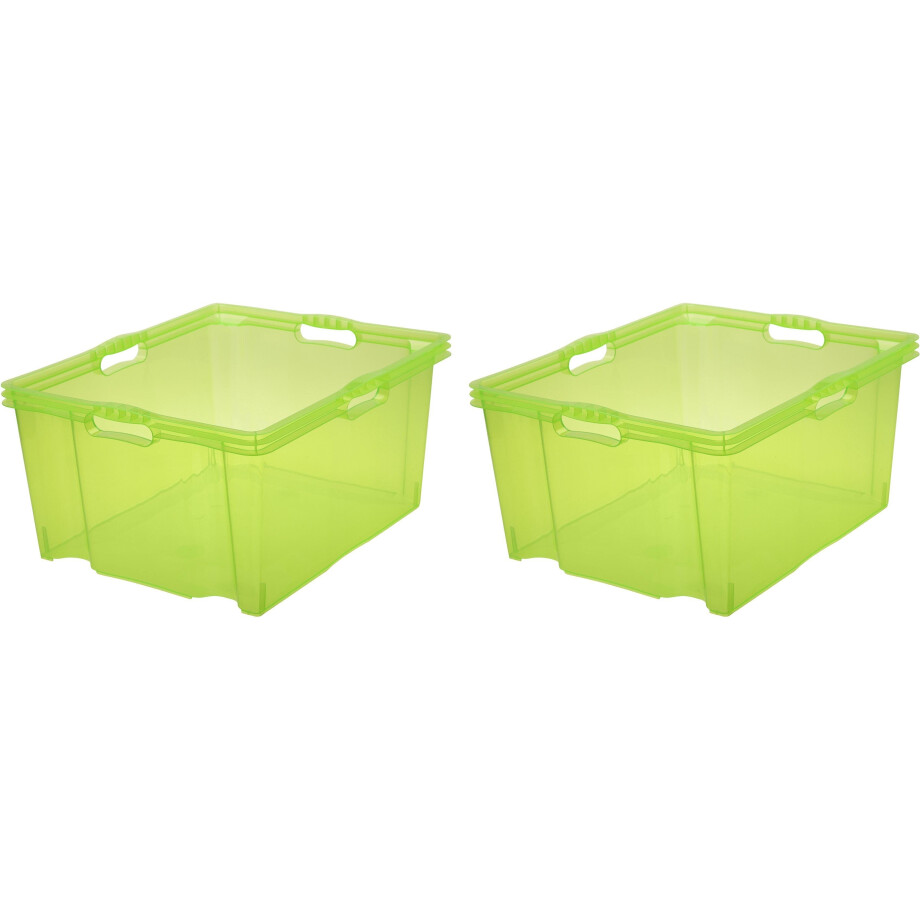 keeeper Organizer Franz Opbergboxen xxl, hoogwaardige kunststof, 44 L (set, 2-delig) afbeelding 1