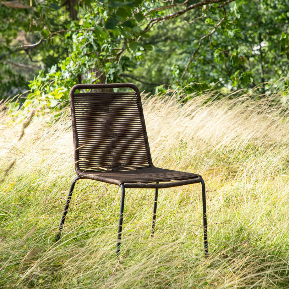 Nohr Tuinstoel 'Karlene' kleur Donkerbruin Nohr Tuinstoel 'Karlene' kleur Donkerbruin afbeelding 1