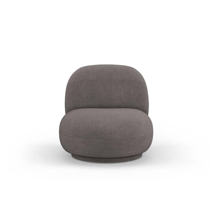 Draaibare fauteuil Chuck bouclé | Micadoni Home Draaibare fauteuil Chuck bouclé | Micadoni Home afbeelding 1
