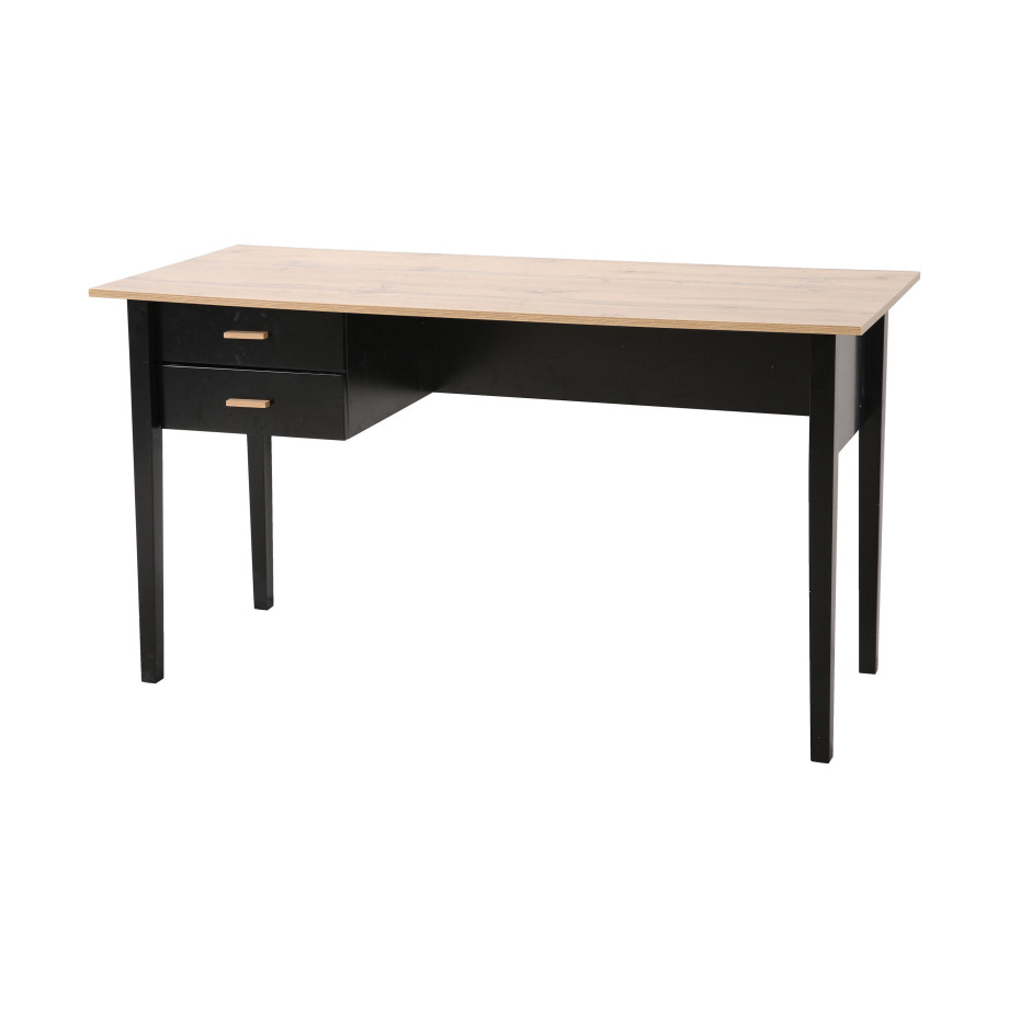 Artistiq Bureau 'Justen' 140 x 60cm, met 2 laden afbeelding 1