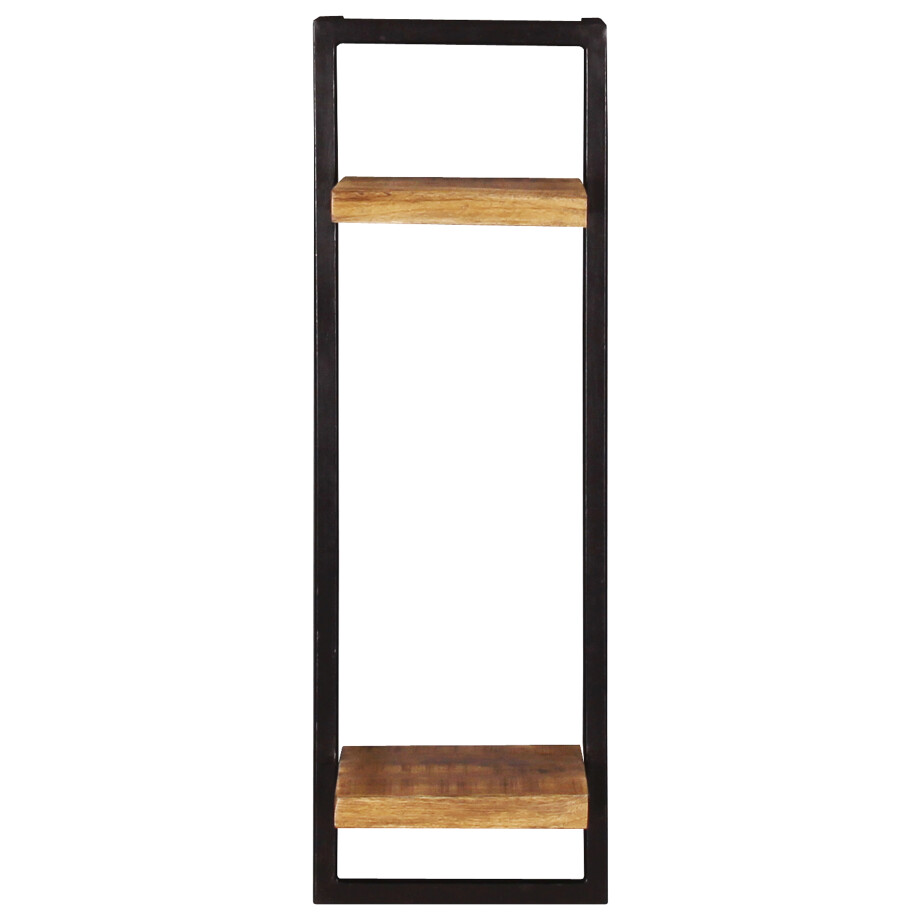 Artistiq Wandrek 'Tava' Mangohout en metaal, 75 x 25cm afbeelding 