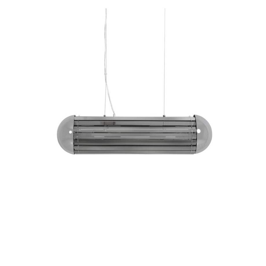 Light & Living Hanglamp 'Grayson' 20cm, chroom+smoke afbeelding 
