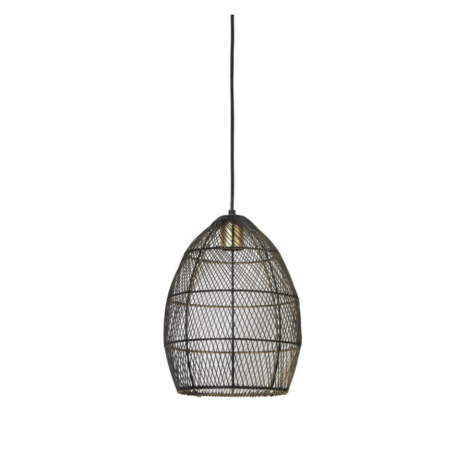 Light & Living Hanglamp 'Meya' 23cm, kleur Zwart afbeelding 1