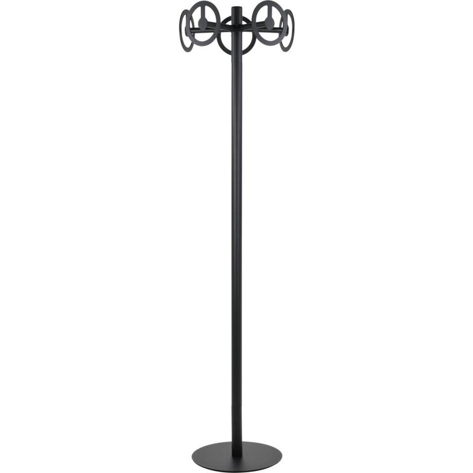 Spinder Design kapstok Circle - Zwart - 5 haken - Staal afbeelding 1