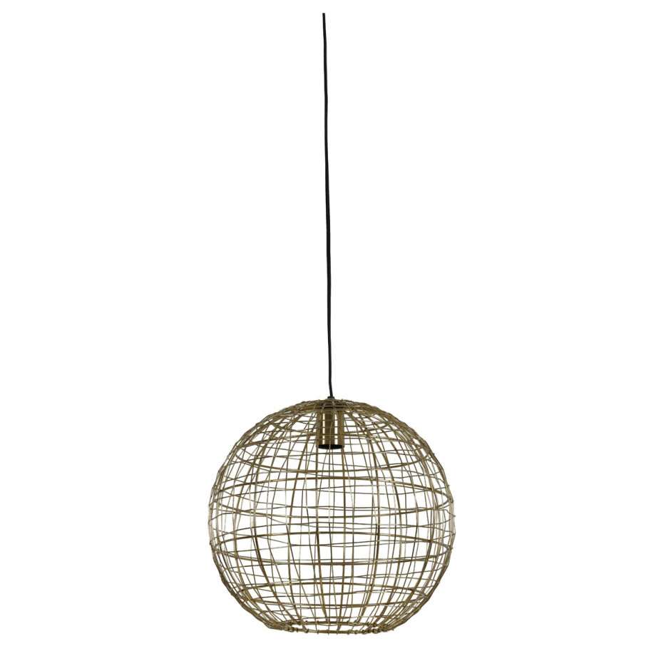 Light & Living Hanglamp 'Mirana' 35cm, goud afbeelding 1