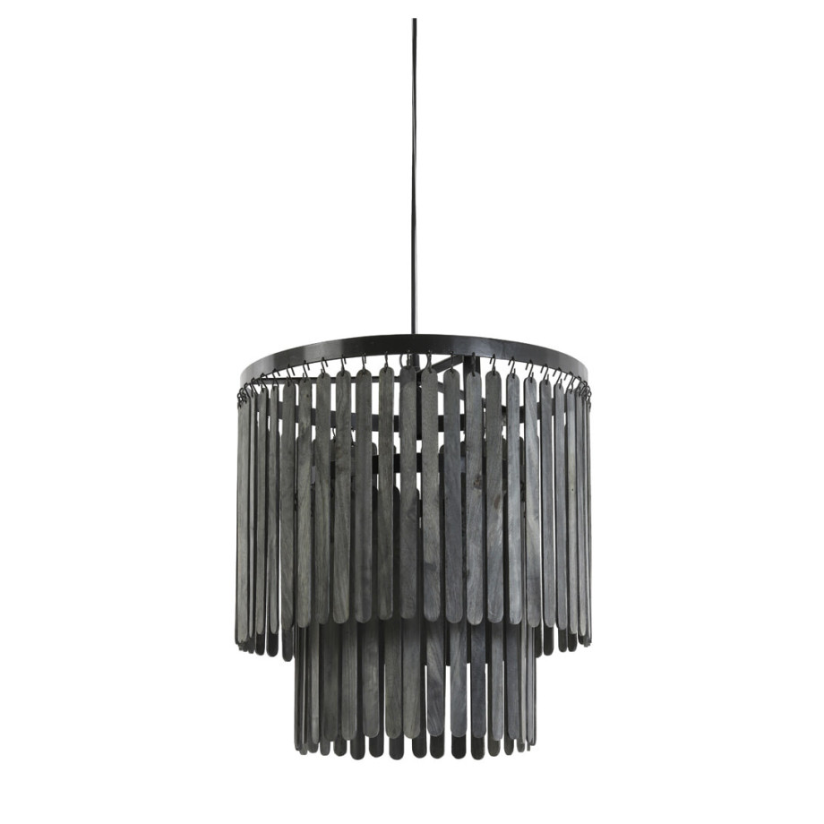 Light & Living Hanglamp 'Gulag' 45cm, kleur Zwart afbeelding 1