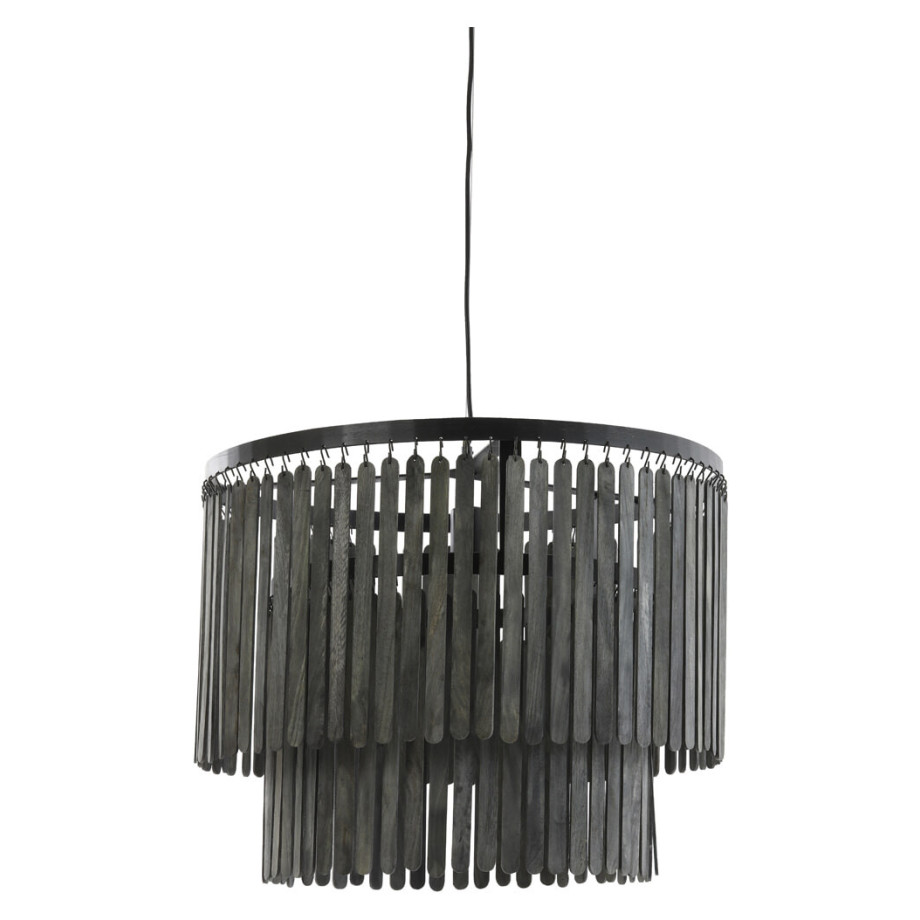 Light & Living Hanglamp 'Gulag' 60cm, kleur Zwart afbeelding 1