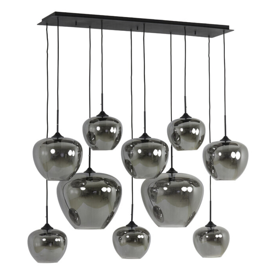 Light & Living Hanglamp 'Mayson' 10-Lamps, kleur Grijs Light & Living Hanglamp 'Mayson' 10-Lamps, kleur Grijs afbeelding 1