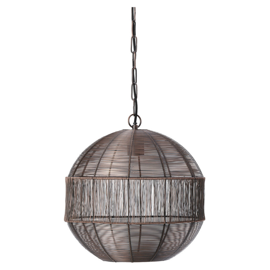 Light & Living Hanglamp 'Pilka' 45cm, kleur Antiek Koper afbeelding 1
