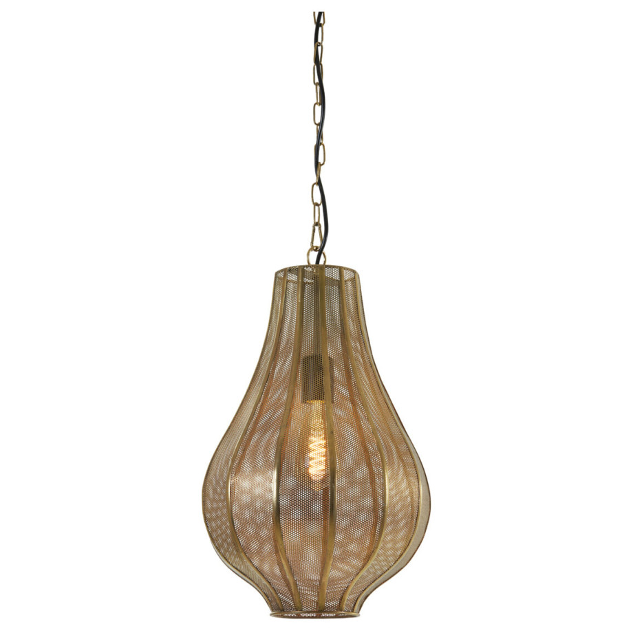 Light & Living Hanglamp 'Micha' 29cm, kleur Goud afbeelding 1