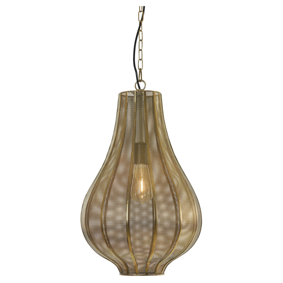 Light & Living Hanglamp 'Micha' 33cm, kleur Goud afbeelding 1