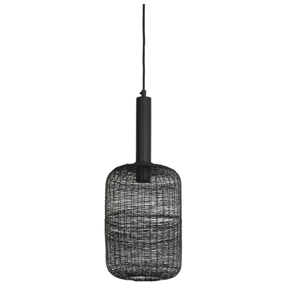 Light & Living Hanglamp 'Lekang' 55cm hoog, kleur Mat Zwart afbeelding 1