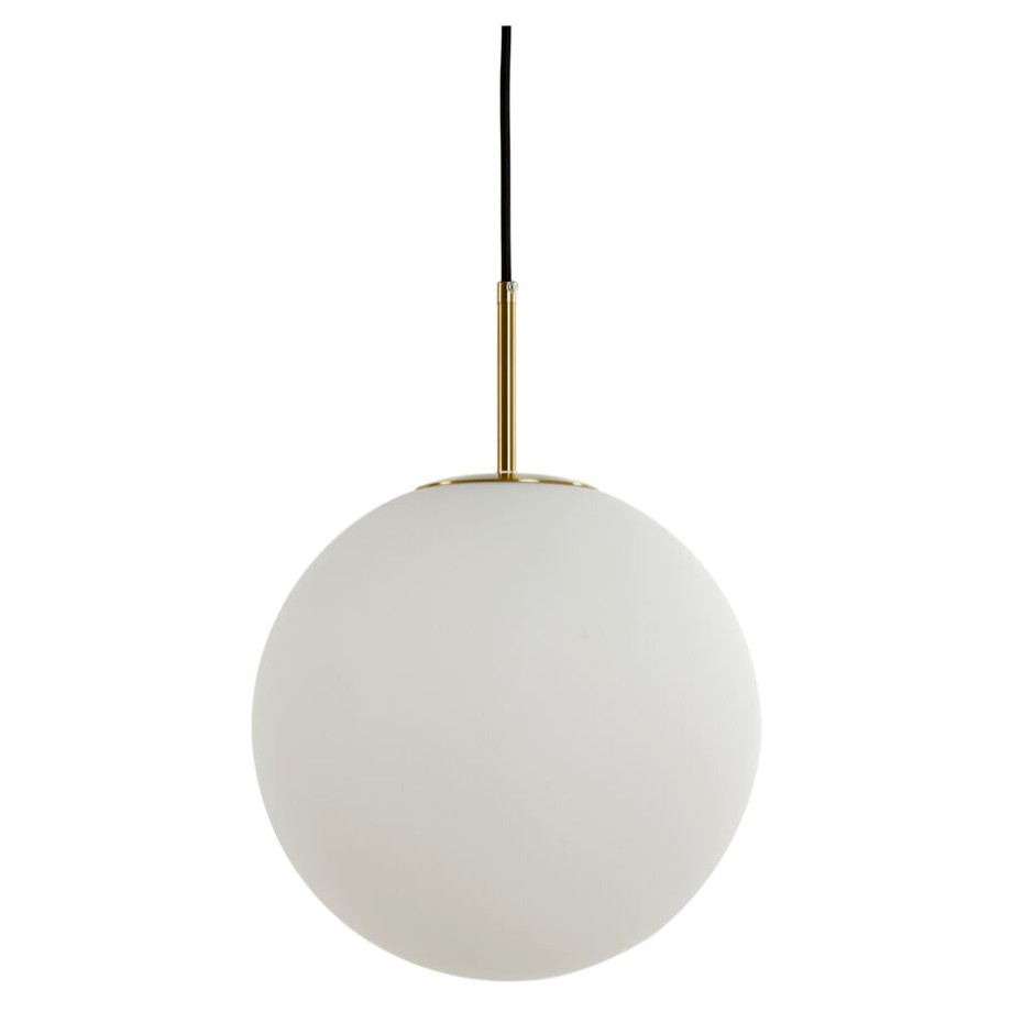 Light & Living Hanglamp 'Medina' 40cm, kleur Antiek Brons/Mat Wit afbeelding 1