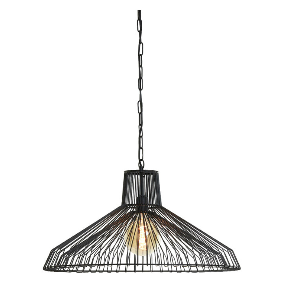 Light & Living Hanglamp 'Kasper' Ø65cm, kleur Mat Zwart afbeelding 1