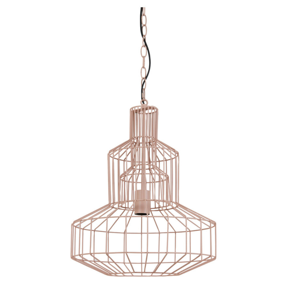 Light & Living Hanglamp 'Fynn' 40cm, kleur Lichtroze afbeelding 1