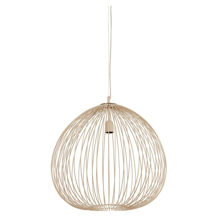 Light & Living Hanglamp 'Rilana' Ø56cm, kleur Beige Light & Living Hanglamp 'Rilana' Ø56cm, kleur Beige afbeelding 1