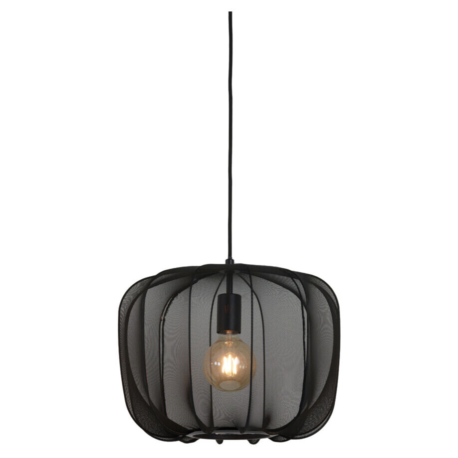 Light & Living Hanglamp 'Plumeria' 40cm, kleur Zwart Light & Living Hanglamp 'Plumeria' 40cm, kleur Zwart afbeelding 1