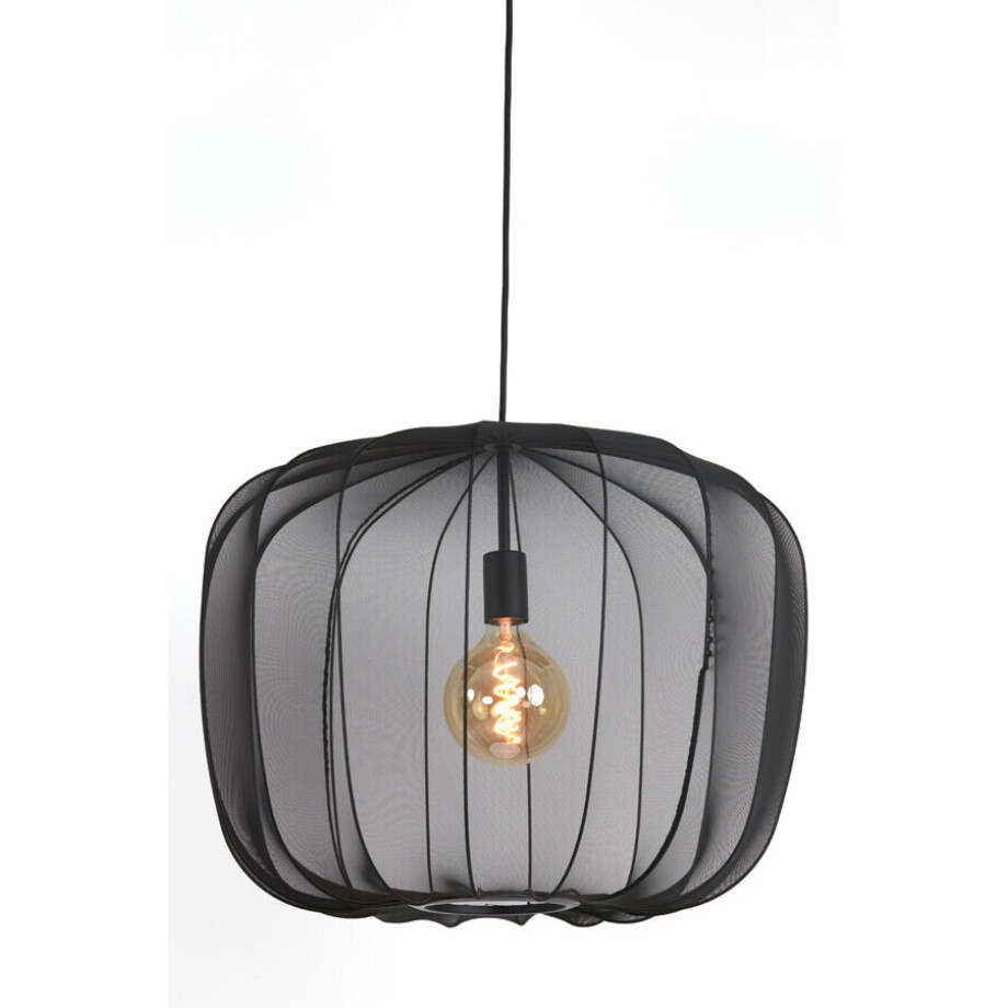 Light & Living Hanglamp 'Plumeria' 60cm, kleur Zwart afbeelding 1