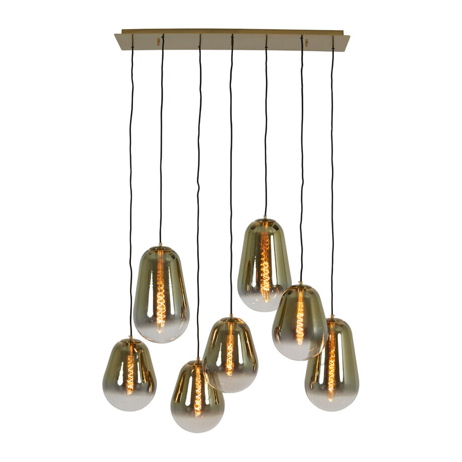 Light & Living Hanglamp 'Maeve' 7-Lamps, kleur Goud Light & Living Hanglamp 'Maeve' 7-Lamps, kleur Goud afbeelding 1