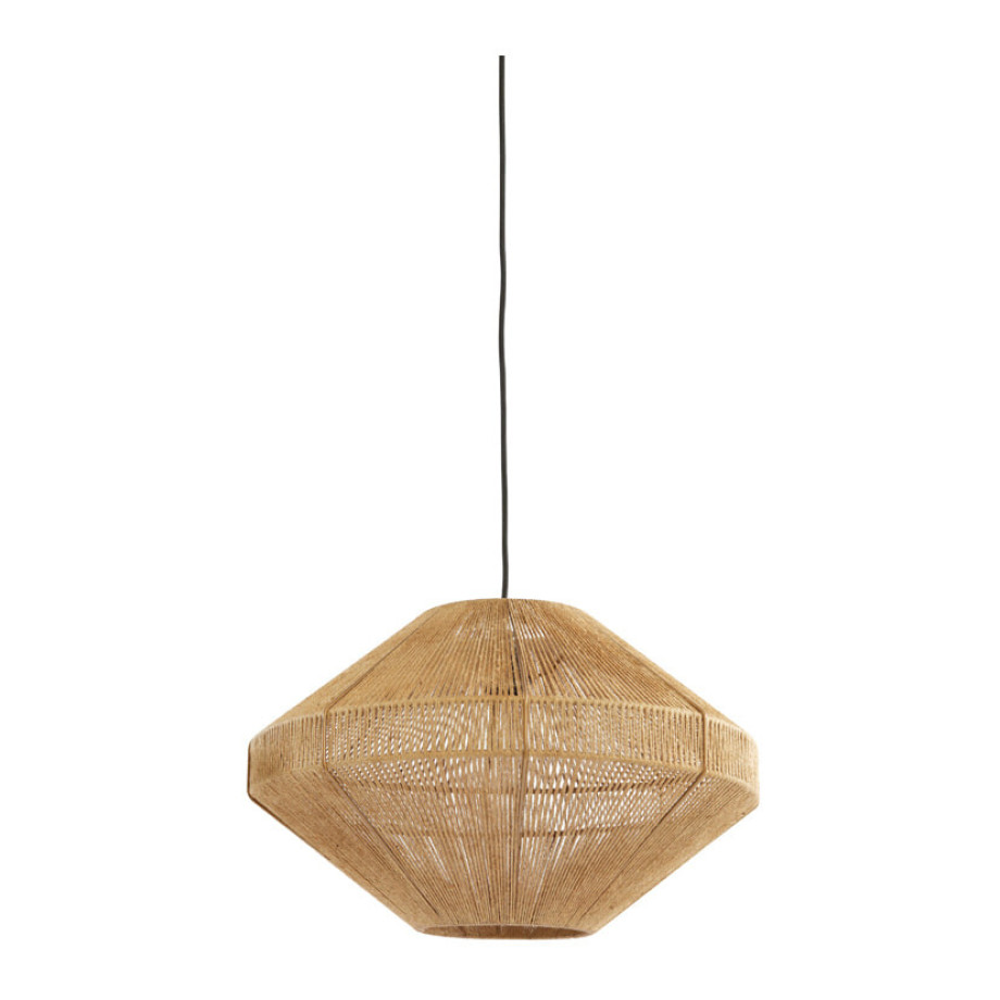 Light & Living Hanglamp 'Mallow' Jute, 50cm, kleur Naturel afbeelding 