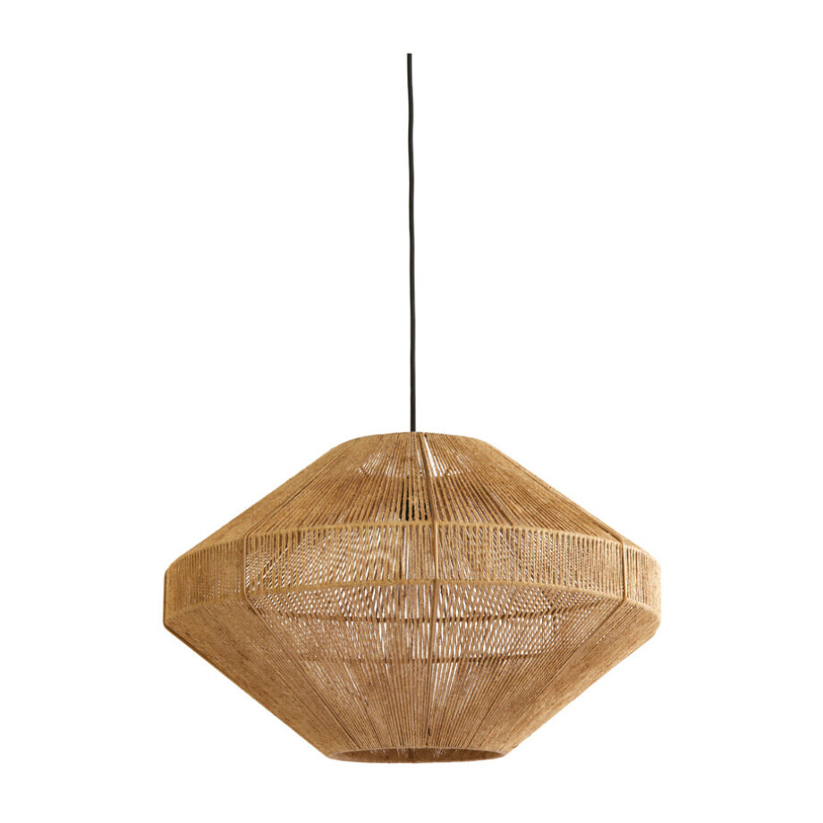 Light & Living Hanglamp 'Mallow' Jute, 60cm, kleur Naturel afbeelding 