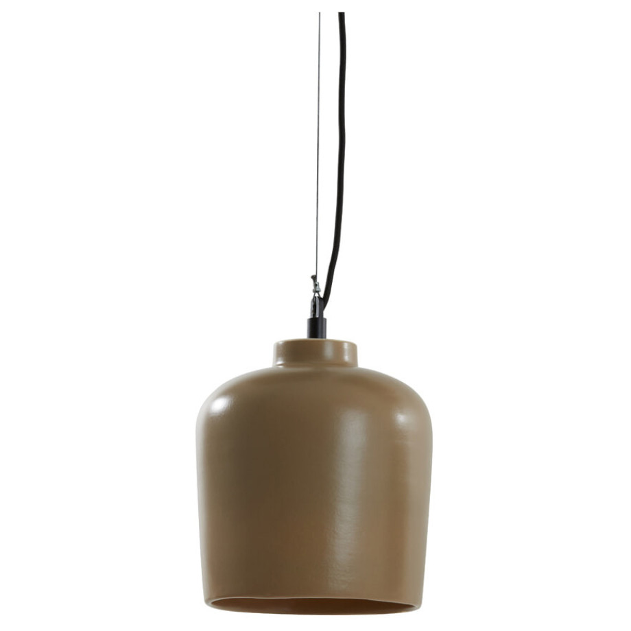 Light & Living Hanglamp 'Dena' 22cm, kleur Olijfgroen afbeelding 1