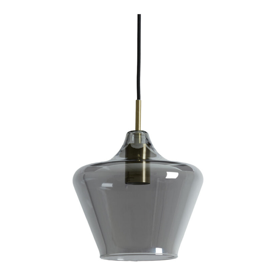 Light & Living Hanglamp 'Solly' Ø22cm, kleur Antiek Brons/Smoke afbeelding 