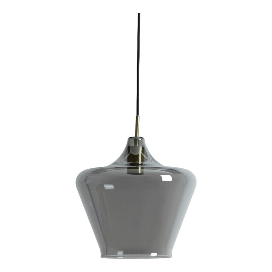 Light & Living Hanglamp 'Solly' Ø30cm, kleur Antiek Brons/Smoke afbeelding 