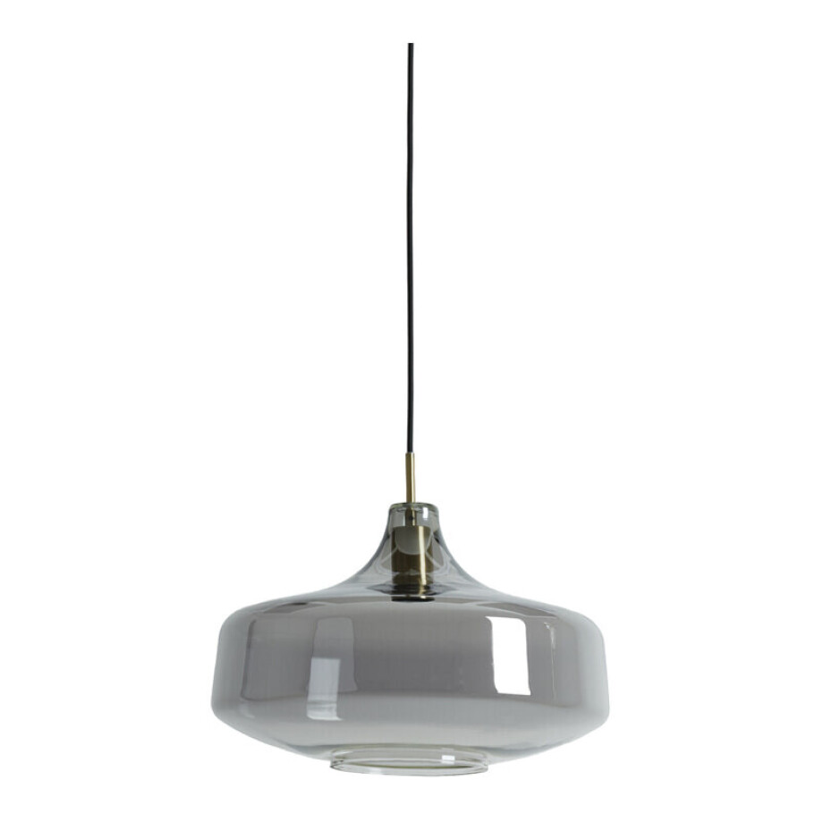 Light & Living Hanglamp 'Solna' Ø30cm, kleur Antiek Brons/Smoke Light & Living Hanglamp 'Solna' Ø30cm, kleur Antiek Brons/Smoke afbeelding