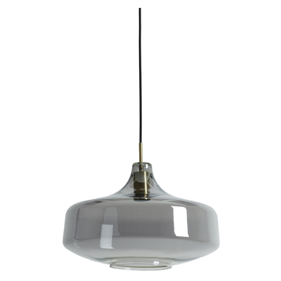 Light & Living Hanglamp 'Solna' Ø40cm, kleur Antiek Brons/Smoke afbeelding 
