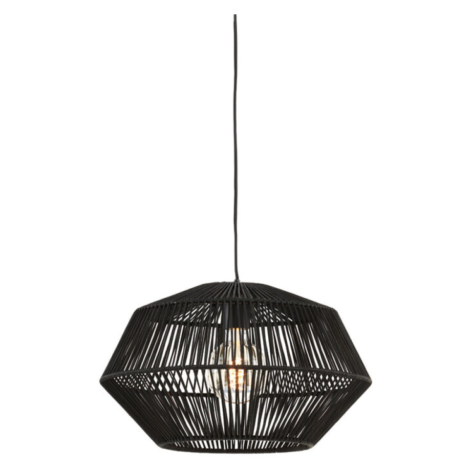 Light & Living Hanglamp 'Deya' Ø40cm, kleur Mat Zwart Light & Living Hanglamp 'Deya' Ø40cm, kleur Mat Zwart afbeelding