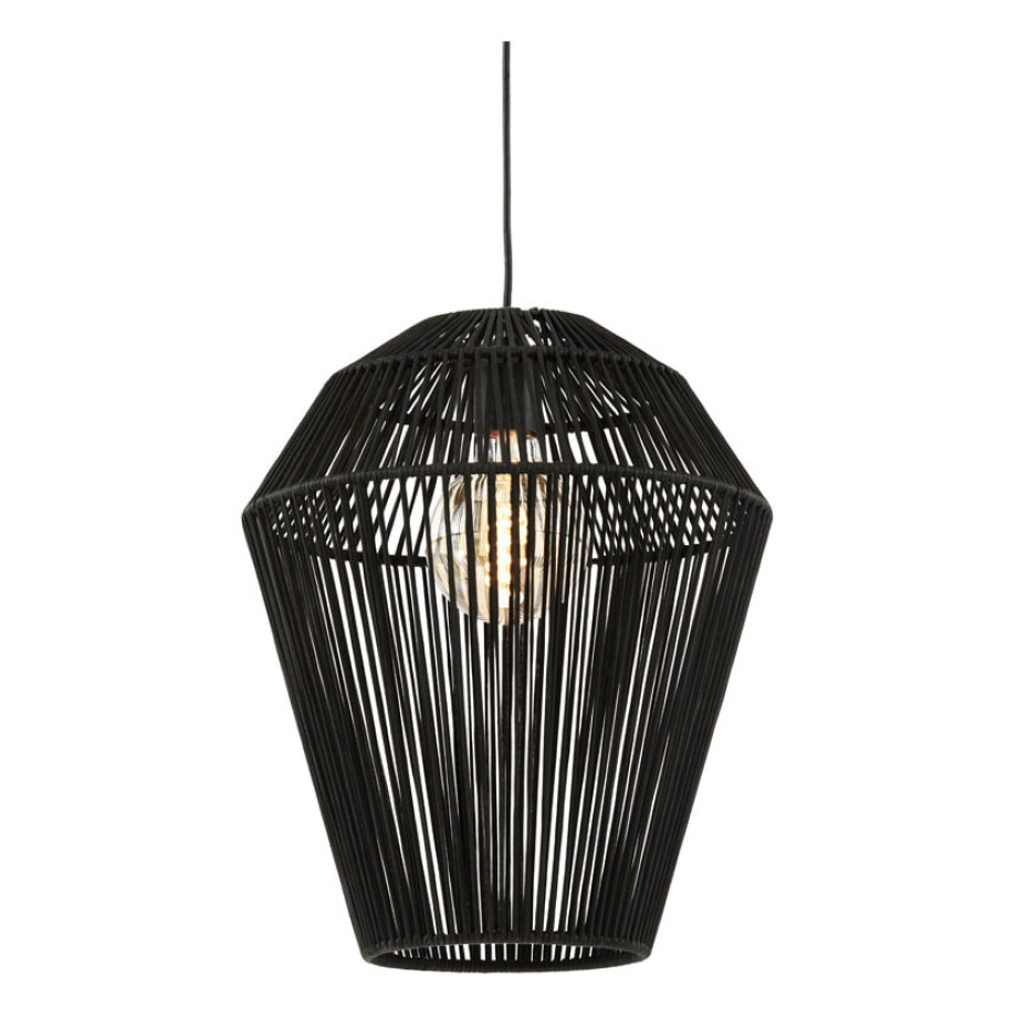 Light & Living Hanglamp 'Deya' 38cm, kleur Mat Zwart afbeelding 1