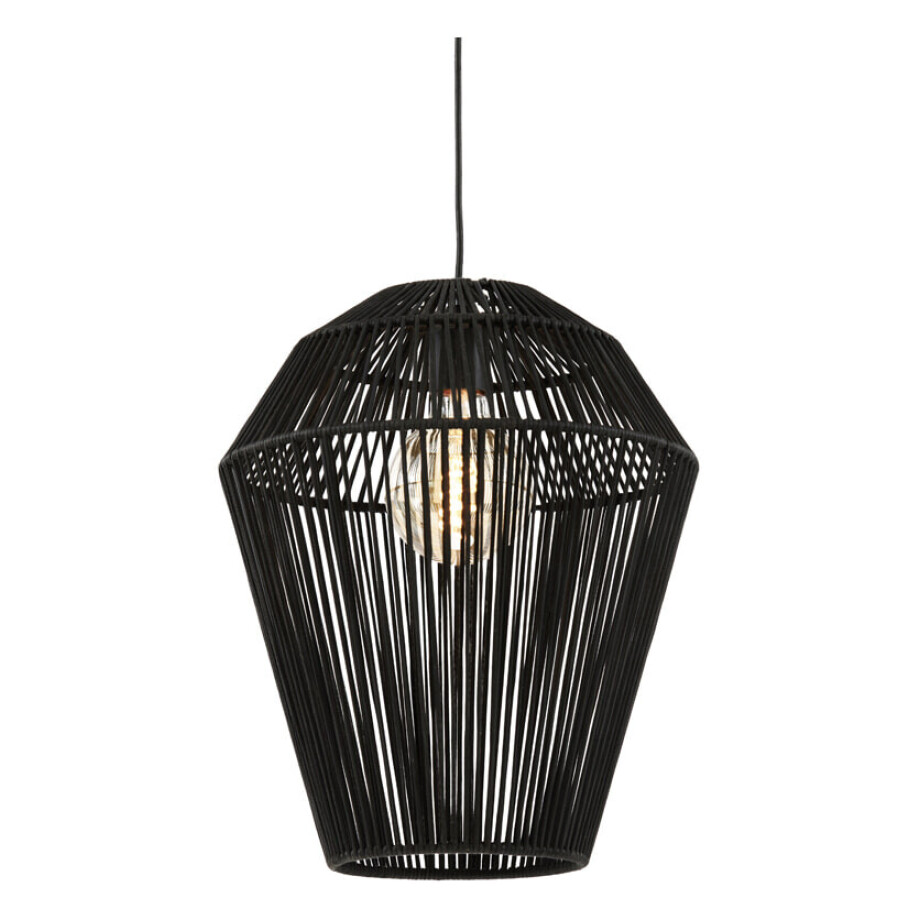 Light & Living Hanglamp 'Deya' 38cm, kleur Mat Zwart Light & Living Hanglamp 'Deya' 38cm, kleur Mat Zwart afbeelding 1