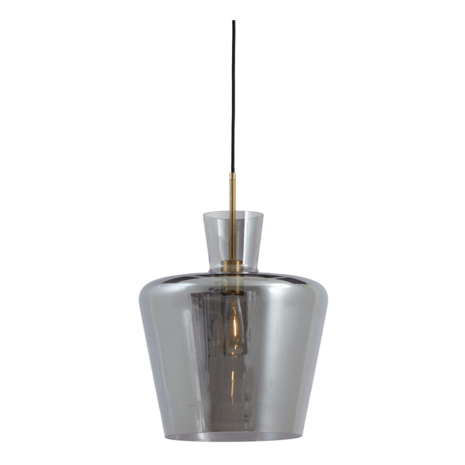 Light & Living Hanglamp 'Myles' 25cm, kleur Smoke/Antiek Brons afbeelding 