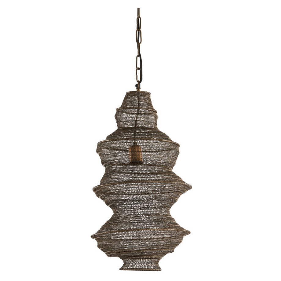 Light & Living Hanglamp 'Nakisha' 55cm, kleur Antiek Brons afbeelding 1