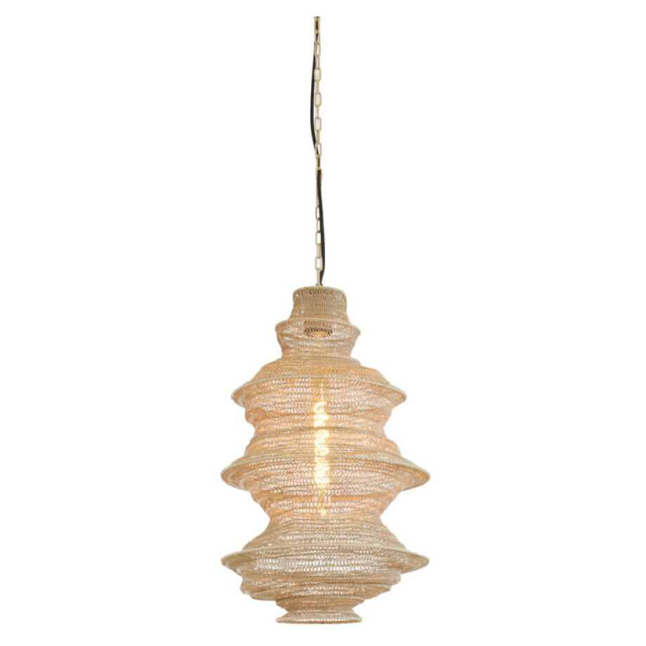 Light & Living Hanglamp 'Nakisha' 55cm, kleur Zand afbeelding 1