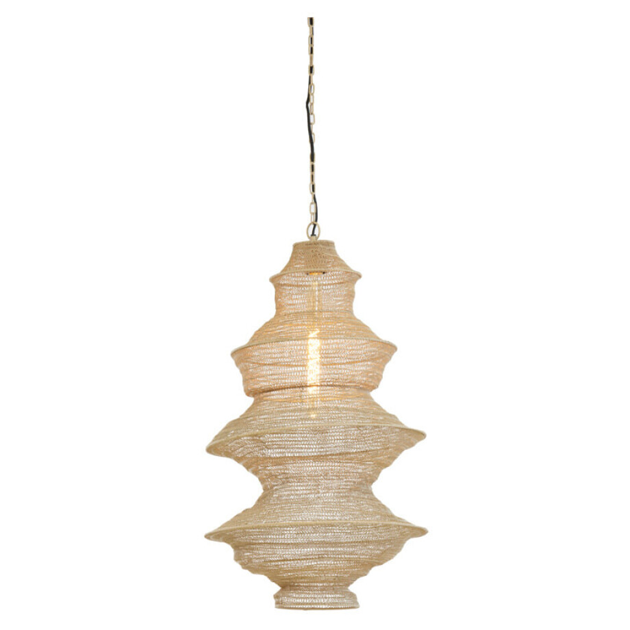 Light & Living Hanglamp 'Nakisha' 70cm, kleur Zand Light & Living Hanglamp 'Nakisha' 70cm, kleur Zand afbeelding 1